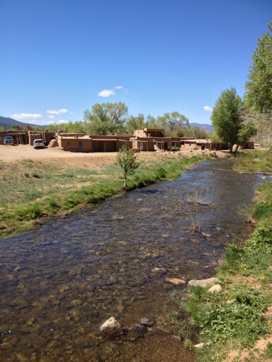 Creek running through Taos Pueblo