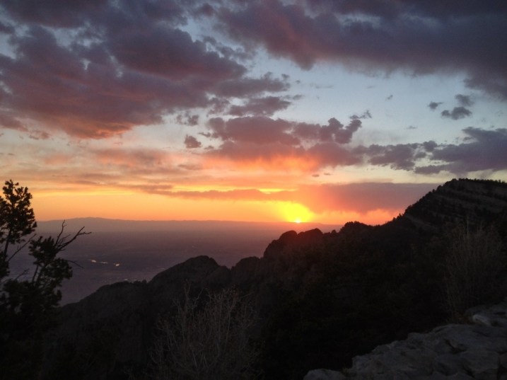Glorious Sunset at Sandia Peak
