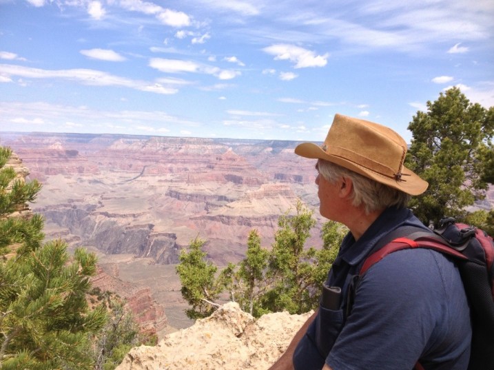 Tom enjoying the view