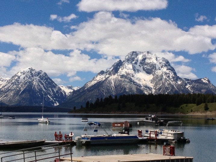 Picnic spot at Jackson Lake Picnic spot at Jackson Lake