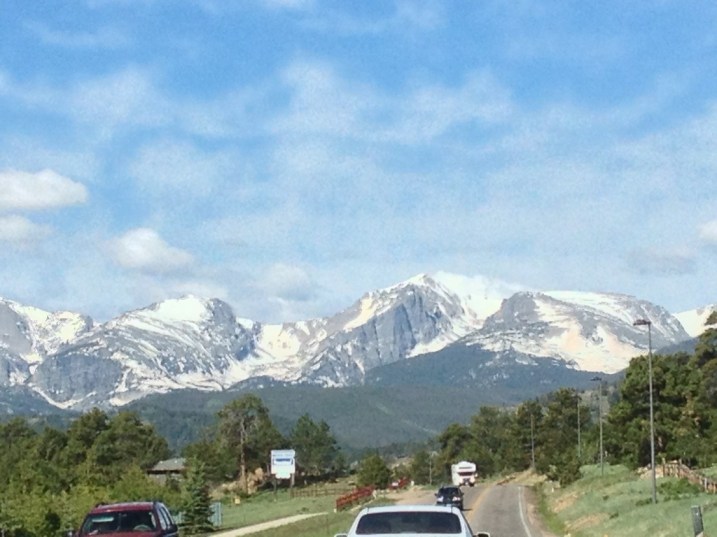 On the way to Rocky Mountain National Park On the way to Rocky Mountain National Park