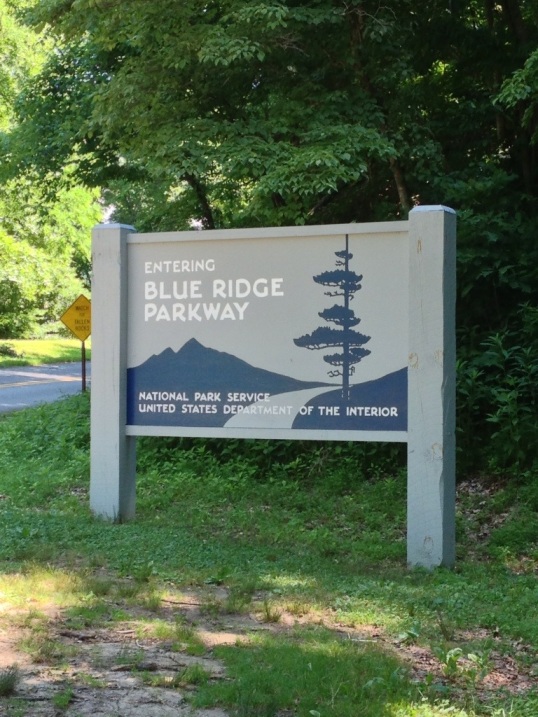 The Southern end of the Blue Ridge Parkway